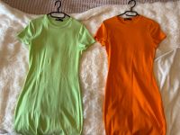 Kleid Damen orange grün Neon L eng kurz Nordrhein-Westfalen - Nörvenich Vorschau