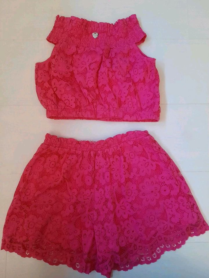 TWINSET ☆ festl. Spitzen Top+ Shorts ☆ Gr.152 ☆ Neuwertig in Falkensee