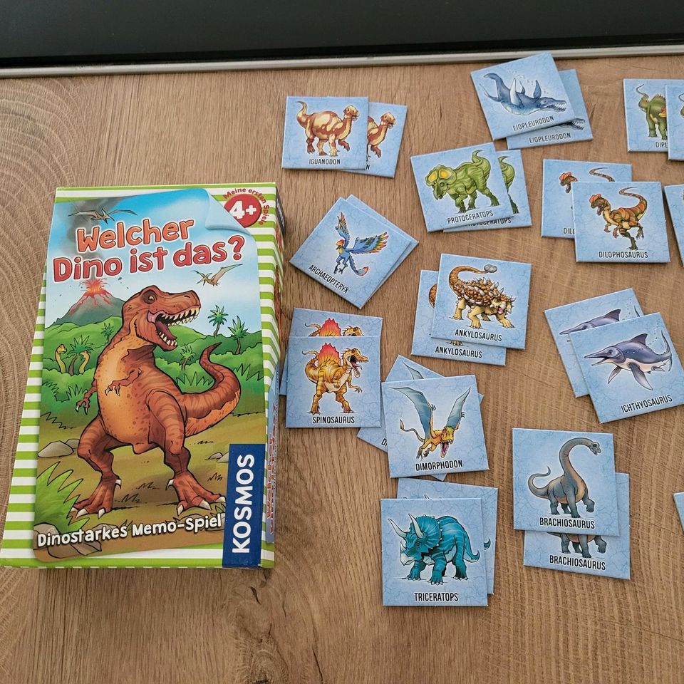 Memory - Welcher Dino ist das? Dino Spiel Junge ab 4 Jahre in Nordhorn