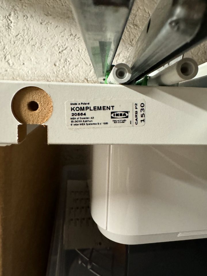 2x KOMPLEMENT ausziehboden weiß 50x58 cm von Ikea für Pax Schrank in München
