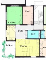 3 Zimmer Wohnung mit großem Balkon in Zeil am Main zu vermieten Bayern - Zeil Vorschau