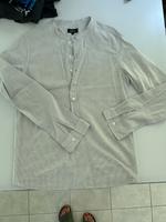 Bluse A.P.C grau weiß Streifen Gr. M Baumwolle Nordrhein-Westfalen - Overath Vorschau