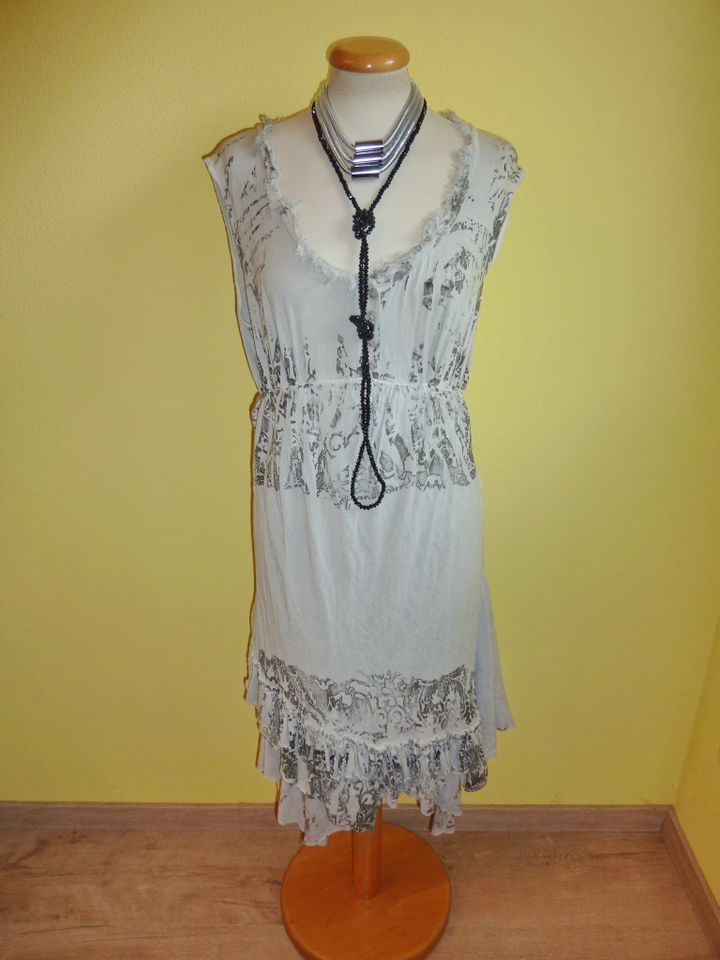 Kleid More made in Italy Animalprint grau Größe M neu Versand in Landshut