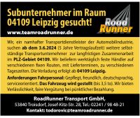 Subunternehmer im Raum 04109 Leipzig gesucht! Leipzig - Leipzig, Zentrum-West Vorschau
