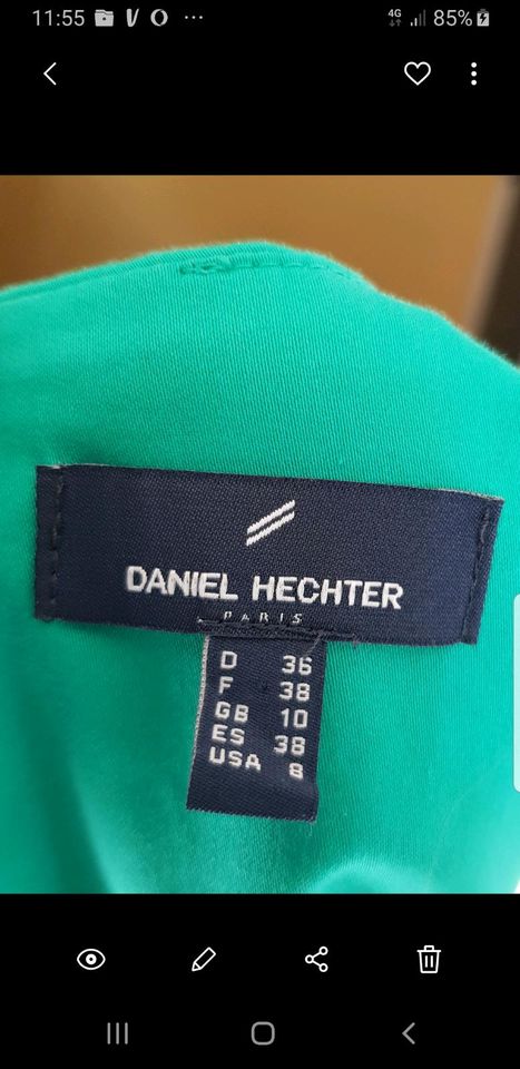 Daniel Hechter Paris damen Kleid gr.36 grün neu,98%Baumwolle in Frankfurt am Main