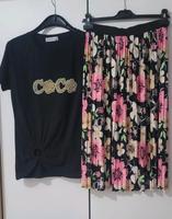 Shirt coco(10,-) , Rock Blumen 38 (15,-) Sachsen-Anhalt - Halle Vorschau