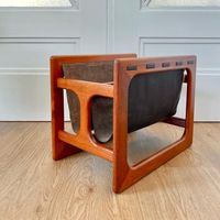 Zeitungsständer Aksel Kjersgaard vintage Teak Leder Mid Century Hessen - Marburg Vorschau