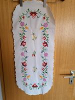 Tisch Läufer weiß mit Blumen 87x35 cm Baden-Württemberg - Böblingen Vorschau