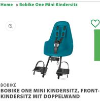 Bobike Kindersitz, Fahrradsitz, Lenkrad sitz Häfen - Bremerhaven Vorschau