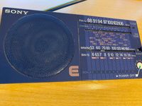 Radio Sony ICF-25, 3-Band-Retroradio, blau Baden-Württemberg - Waiblingen Vorschau