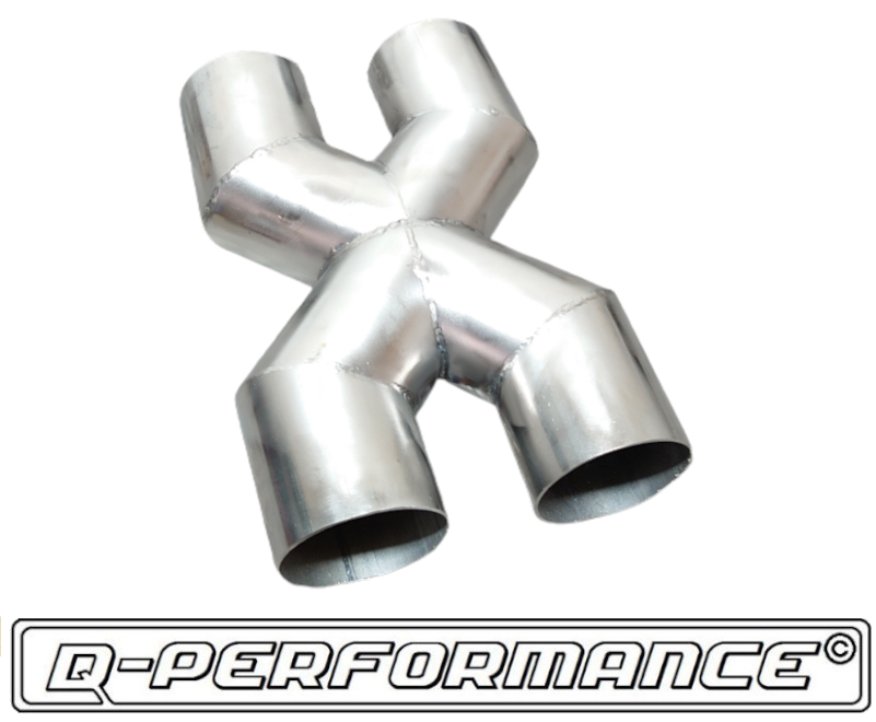 X-Pipe 65mm - 76mm Edelstahl, Länge 300mm, X-Rohr, Sportauspuff in Hof (Saale)