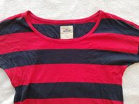 HOLLISTER- dünnes Sweatshirt, Longsleeve,3/4 Arm, rot-navy,L  HOL Baden-Württemberg - Gerlingen Vorschau