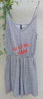 H&M Jumpsuit Gr S schwarz weiß hellgrau Muster Sachsen - Plauen Vorschau