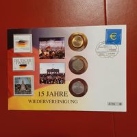 Numisbrief 15 Jahre Wiedervereinigung Bayern - Erlangen Vorschau