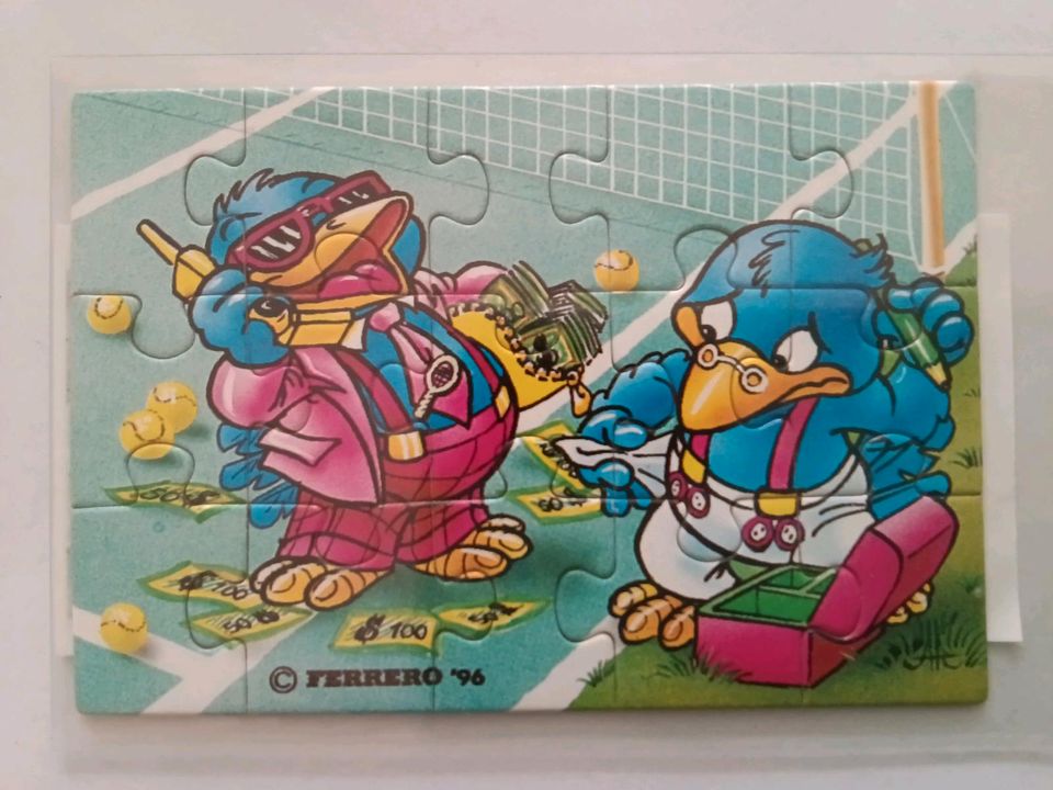 Ü-Ei Puzzle 1996 Bingo Birds komplett in Bad Frankenhausen/Kyffhäuser