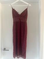 ASOS Trägerkleid Bordeaux Rheinland-Pfalz - Breitenbach  Vorschau