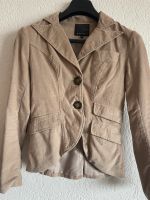 Amisu Blazer mit Lederpatches in 34, beige Hessen - Rödermark Vorschau