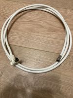 Antennenkabel Koax TV Kabel 2 Meter weiß / 6 mm Durchmesser Stuttgart - Untertürkheim Vorschau