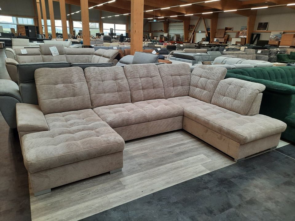 Wohnlandschaft Bett-Kopf-Funktion 4 Farben Sofa UVP 2399,- NEU in Dortmund