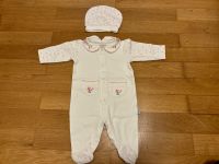 Baby Mädchen Overall Einteiler Rösschen mit Mütze rosa weiß Gr.62 Rheinland-Pfalz - Wackernheim Vorschau