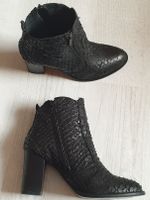 Frauen Damen Schuhe Echtleder hoch Absatz Gr. 37 schwarz Nordrhein-Westfalen - Marienheide Vorschau