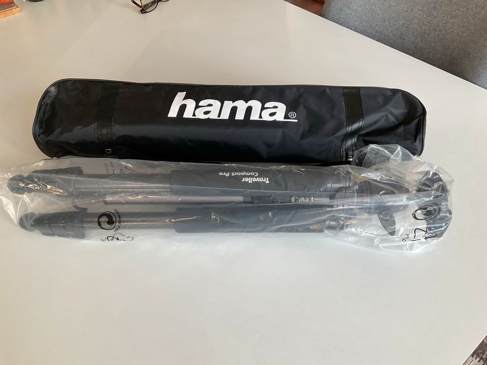 Stativ HAMA „Traveller Compact Pro“ Tripod 52 bis 163 cm Höhe in Waiblingen