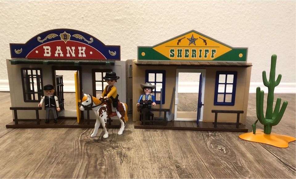 Playmobil 4398 Western City Mitnehm Sheriff Bank in Heidelberg