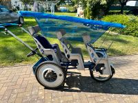 Kinderwagen 3 Sitzer mit großen Rädern und Sonnen/Regenschutz Müritz - Landkreis - Möllenhagen Vorschau