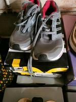 Turnschuh addidas Tennis braun boost grau  klox braun Nordrhein-Westfalen - Petershagen Vorschau