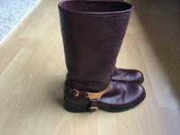 Prada Vitello Stiefel Reiterstyle Größe 39 Bayern - Stephanskirchen Vorschau