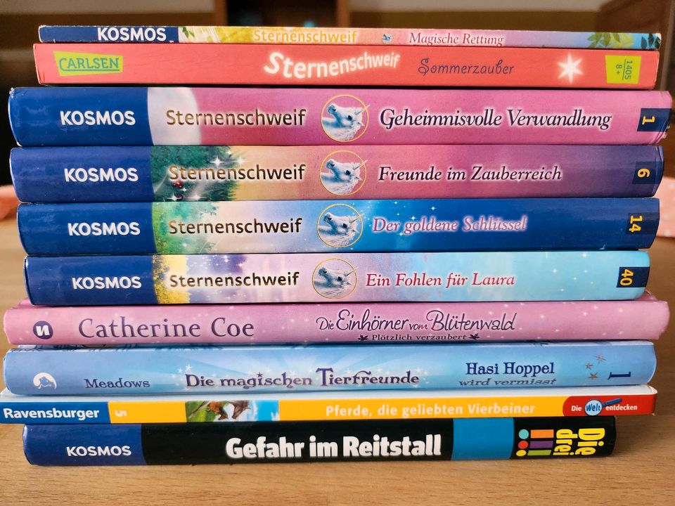 10 Bücher Mädels-Paket - Sternenschweif , Pferde , Die drei !!! in Hattenhofen