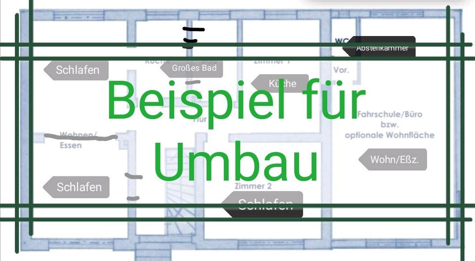 ⚠️ 186qm - Haus 152qmWF Bungalow Dachwohnung Gewerberaum 34qm+WC in Roßbach Westerwald