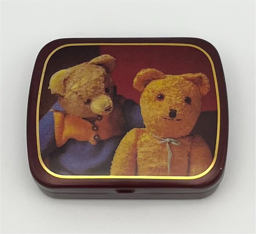 Vintage Blechdose Teddybären Pillendose Retro Box Schatulle RAR in Schwerin