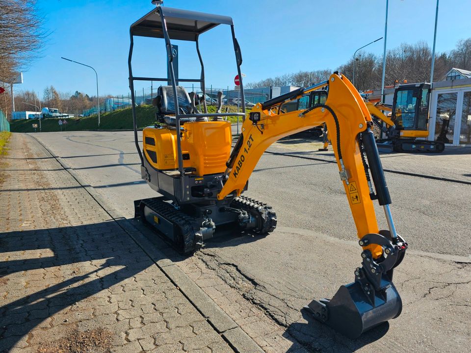 Minibagger Microbagger 1,2T mit Yanmar Diesel & Löffelpaket * in Waldbröl