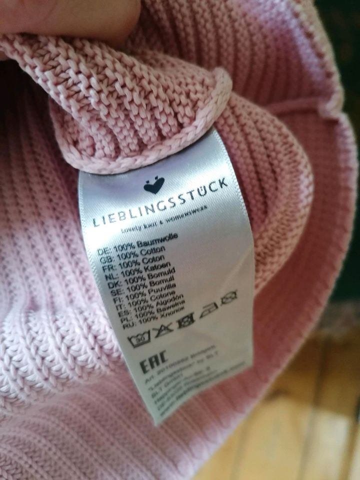 Lieblingsstück Pullover GR S 100% Baumwolle Rosa in Braunschweig