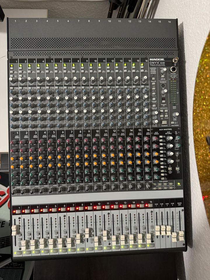 Mackie ONYX 1640i FireWire Mischpult 16 Kanal Recording Mixer in Stuttgart