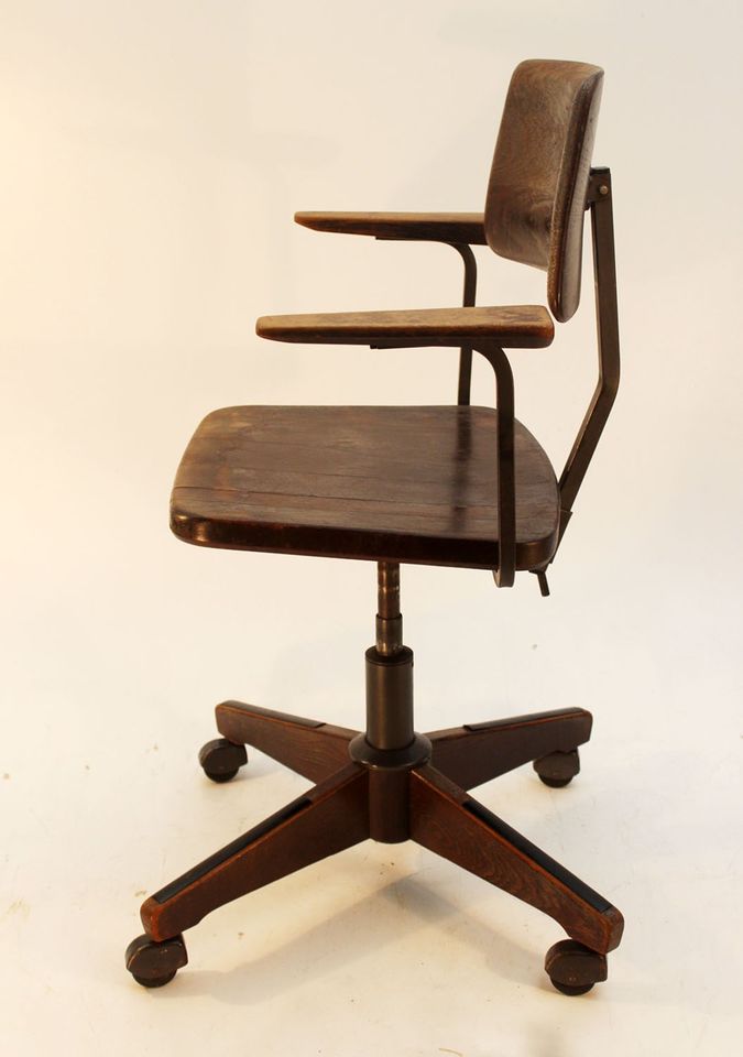 Schreibtisch-Büro-Dreh-Stuhl 60s Stoll Sedus Giroflex oliv-grau in Bonn