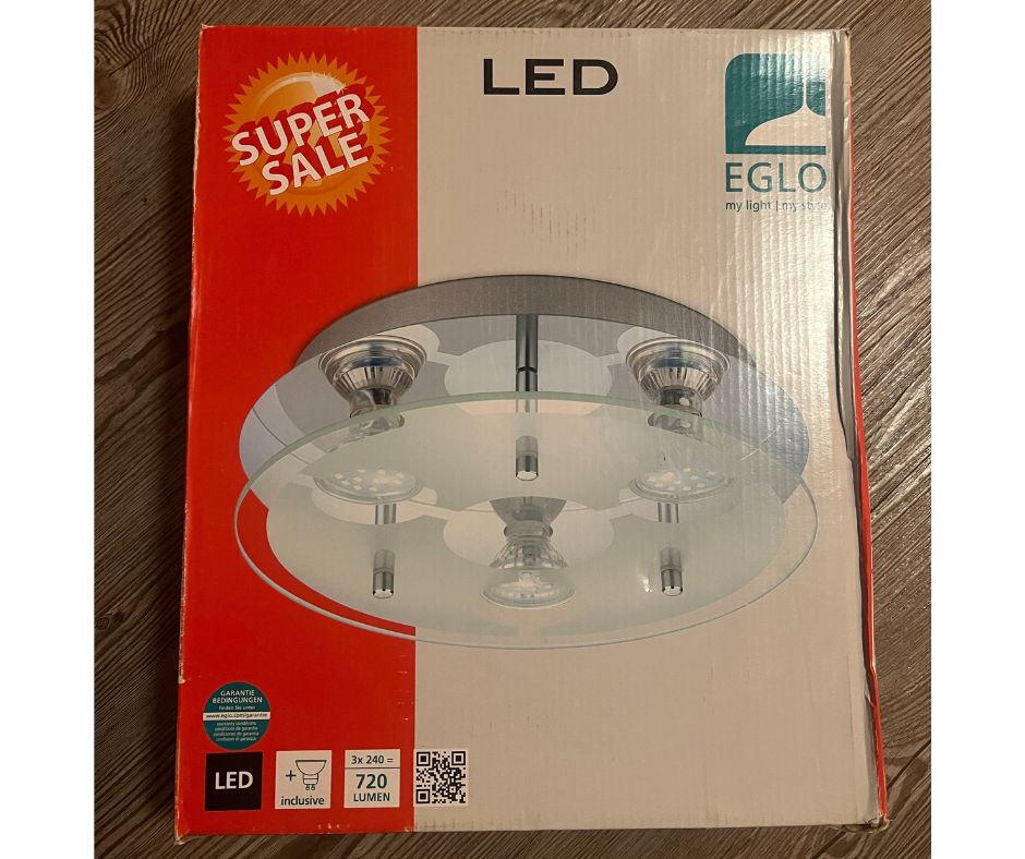 EGLO 75212 LED Deckenlampe Deckenlampe Leuchten Wandlampen Pendellampen Wandleuchten Tischlampe Hängeleuchte Hängelampen Deckenleuchten Außenstrahler Lichterketten Deckenstrahler Spots LED Band NEU in Bielefeld