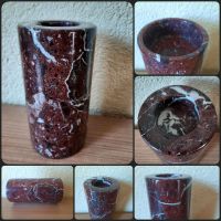 Edelstein Teelicht roter Marmor / 1,461 kg / Sammlerstück Niedersachsen - Ganderkesee Vorschau