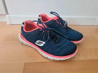 Skechers Memory Foam | Blau Pink Neon | Gr. 38 Hessen - Langen (Hessen) Vorschau
