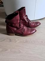 Görtz schicke bequeme Echtleder Boots Stiefelette bordeaux 37 Bayern - Weidenbach Vorschau