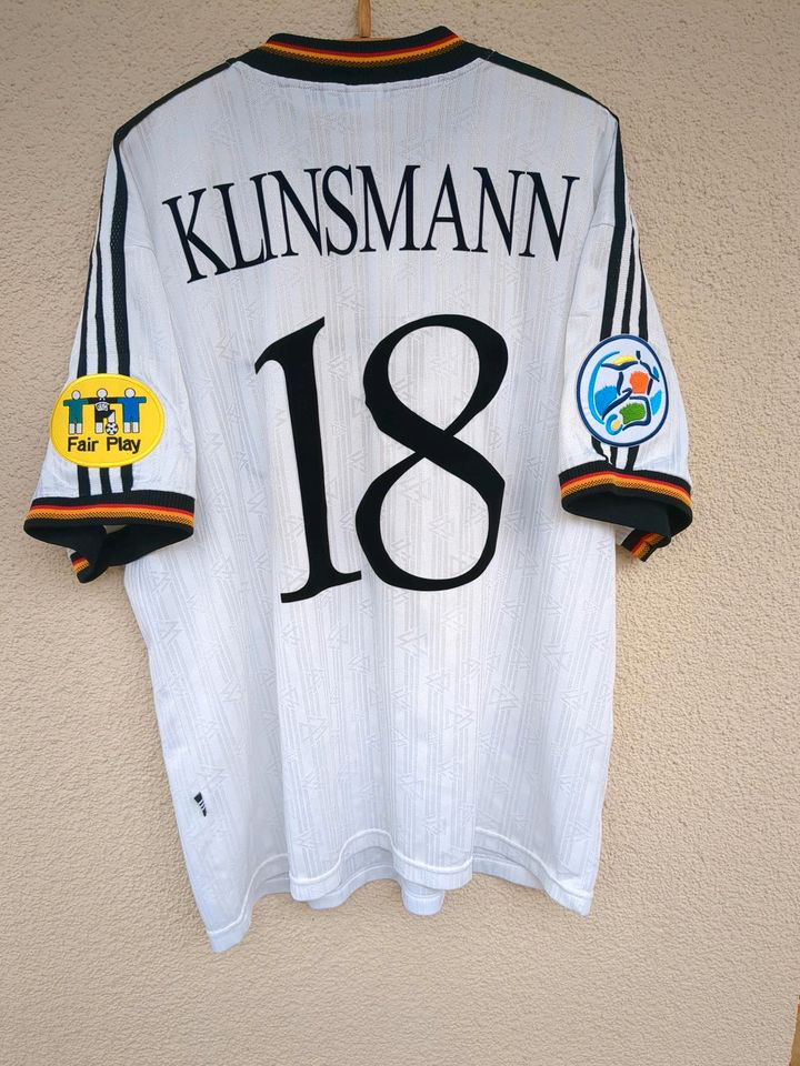 Adidas DFB Deutschland Trikot EM 1996 Größe XXL Klinsmann in Leipzig