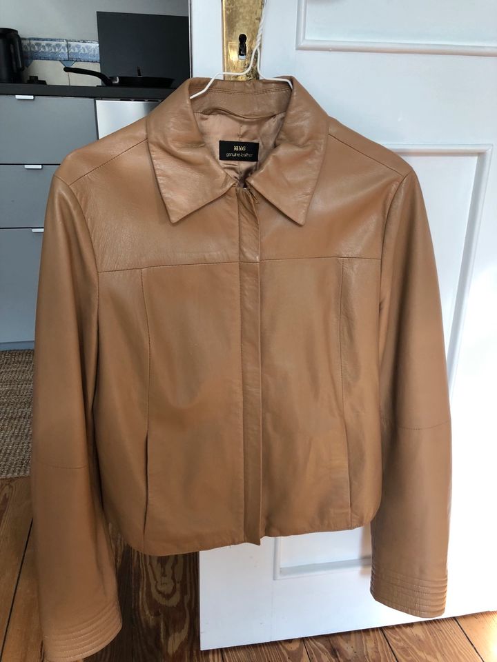 Lederjacke Farbe: cognac / camel / senf  Gr.S Mango in Hamburg