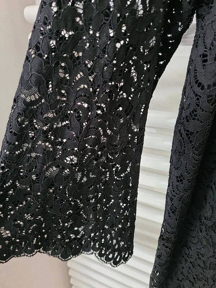 Edles Oversize Spitzenkleid in schwarz Größe 56 in Erftstadt