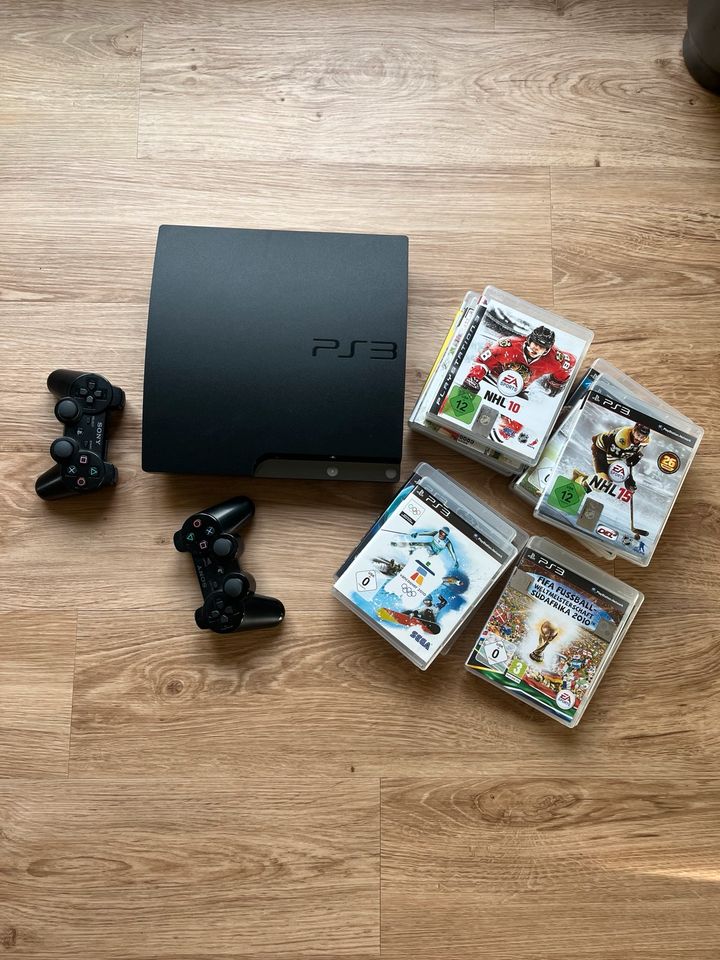 Sony Play Station 3 Slim 250 GB inkl. 15 Spielen in Chemnitz