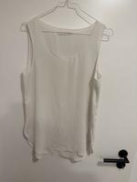 Weiße Bluse / ärmelloses Top Shirt, Größe L M 38 40 luftig Bayern - Salzweg Vorschau