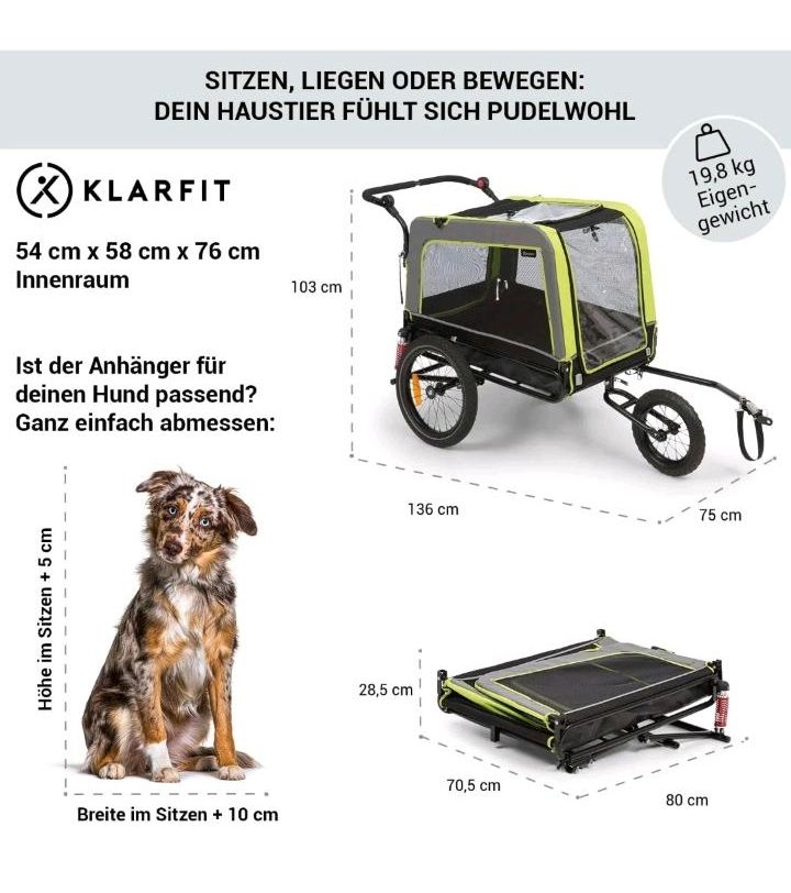 Zu verkaufen 2 in 1 Hundeanhänger/ Baggy in Kirchdorf