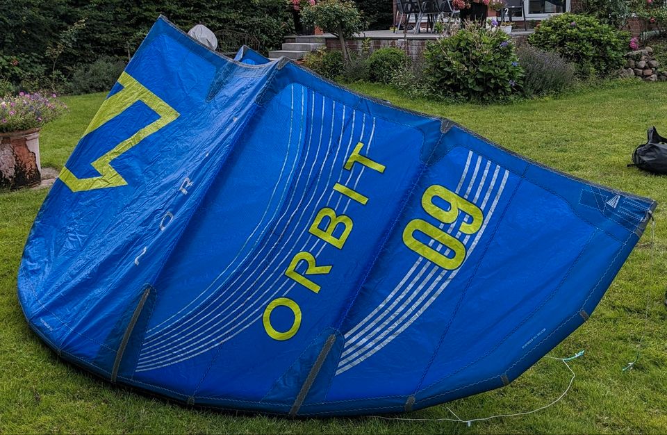 North Orbit 9m kiteboarding in Hamburg