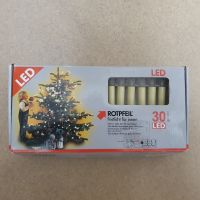 Rotpfeil LED Weihnachtskette 30-fl., innen, matt/elfenbein, warm Niedersachsen - Ohne Vorschau