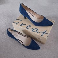 Hackenschuhe/Absatzschuhe/Pumps, Blau, 41, Great On U, mit Karton Sachsen-Anhalt - Wanzleben Vorschau